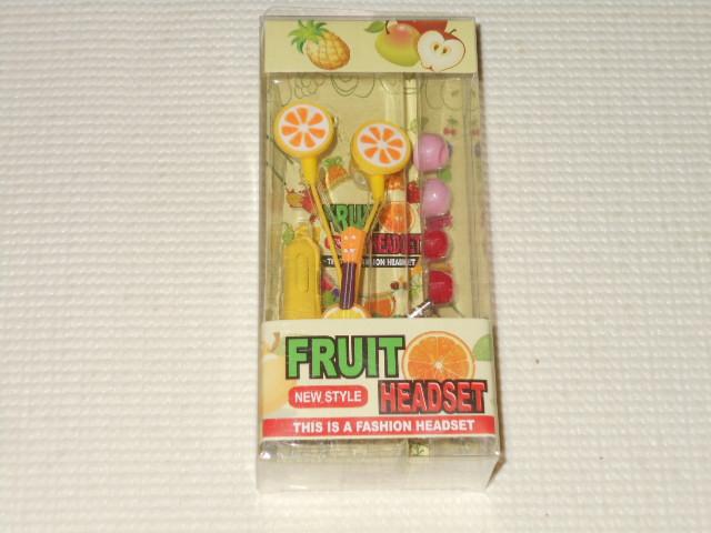 FRUIT HEADSET イヤホン オレンジ < 家電/AV  FRUIT HEADSET イヤホン オレンジ  < 家電/AVの