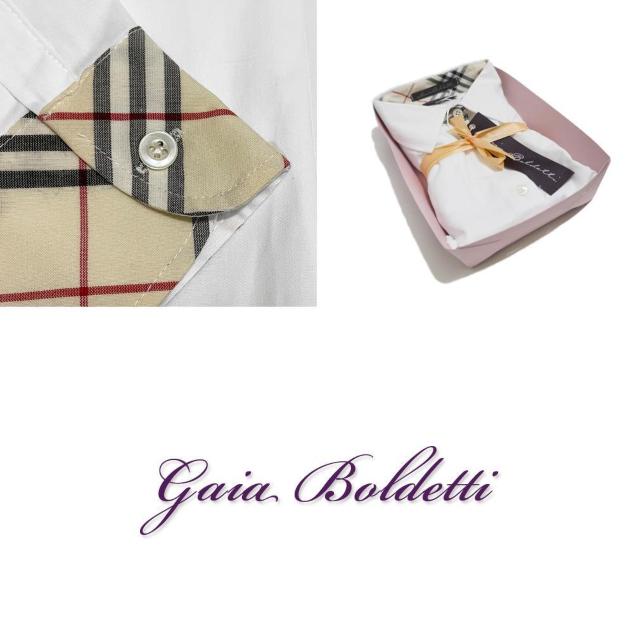 新品Gaia Boldettiイタリア製チェック柄シャツブラウス白#40#4 < 女性ファッション 新品Gaia Boldettiイタリア製チェック柄シャツブラウス白#40#4 < 女性ファッションの