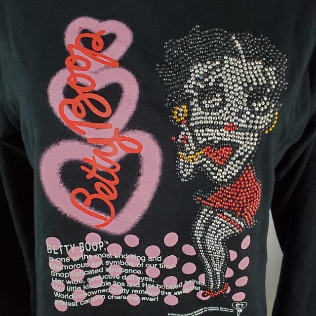 込み★523★BETY BOOP★可愛い(^O^)/長袖Tシャツ★M★ < 女性ファッション  込み★523★BETY BOOP★可愛い(^O^)/長袖Tシャツ★M★ < 女性ファッションの
