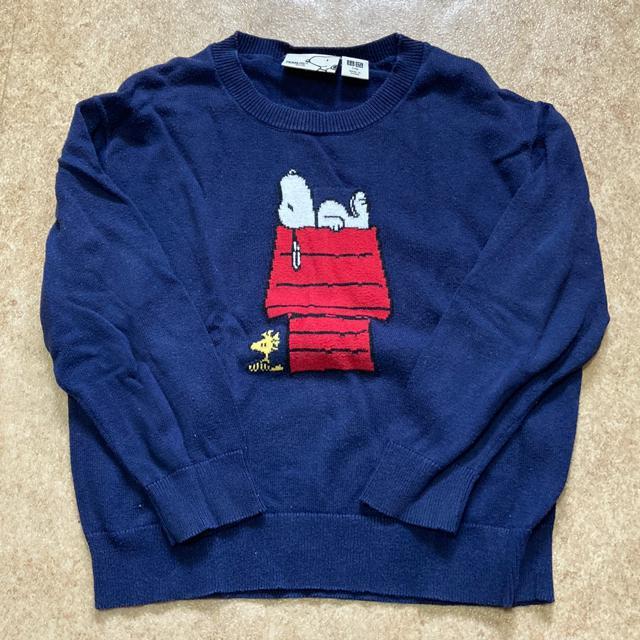 UNIQLO 110cm ニット スヌーピー < ブランド  UNIQLO 110cm ニット スヌーピー  < ブランドの
