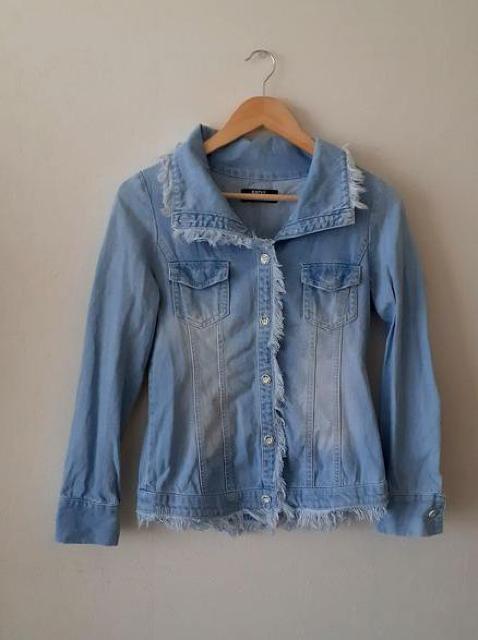 BACKS バックス◆フリンジ ウォッシュ加工 デニム ジャケット Gジャン◆フリーサイズ < ブランド  BACKS バックス◆フリンジ ウォッシュ加工 デニム ジャケット Gジャン◆フリーサイズ  < ブランドの
