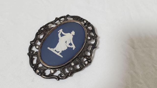 正規 ウェッジウッド ジャスパー 女神 マリアモチーフL ブローチ 青 白 SV 2WAYネックレス ペンダントトップ クラシック < ホビー 正規 ウェッジウッド ジャスパー 女神 マリアモチーフL ブローチ 青 白 SV 2WAYネックレス ペンダントトップ クラシック < ホビーの