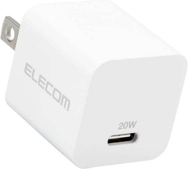 エレコム USB PD対応 充電器 USB-C コンセント 20W Type-C ×1ポート 小型 軽量 PSE認証商品 < 家電/AV  エレコム USB PD対応 充電器 USB-C コンセント 20W Type-C ×1ポート 小型 軽量 PSE認証商品  < 家電/AVの