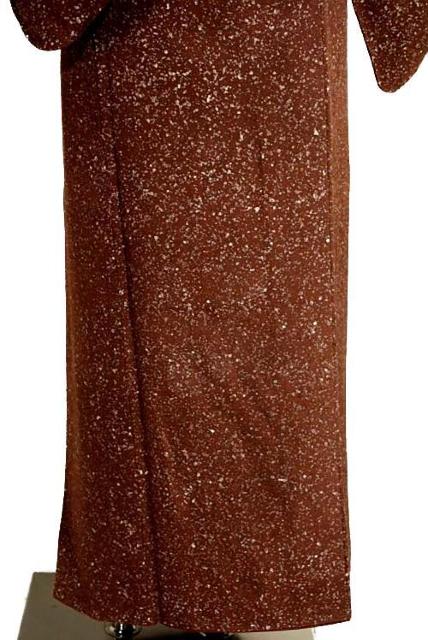 【最高級】美品 紬 たたき染め 小紋 身丈157.5cm 裄丈62.5cm T3377 < 女性ファッション  【最高級】美品 紬 たたき染め 小紋 身丈157.5cm 裄丈62.5cm T3377 < 女性ファッションの