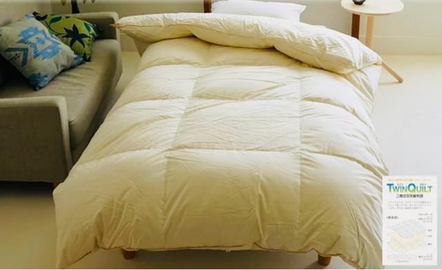 日本製☆ロイヤルゴールドラベル☆ダウン93%☆400dp☆立体キルト☆生成り羽毛布団☆シングルロングサイズ☆150×210cm < インテリア/ライフ  日本製☆ロイヤルゴールドラベル☆ダウン93%☆400dp☆立体キルト☆生成り羽毛布団☆シングルロングサイズ☆150×210cm < インテリア/ライフの