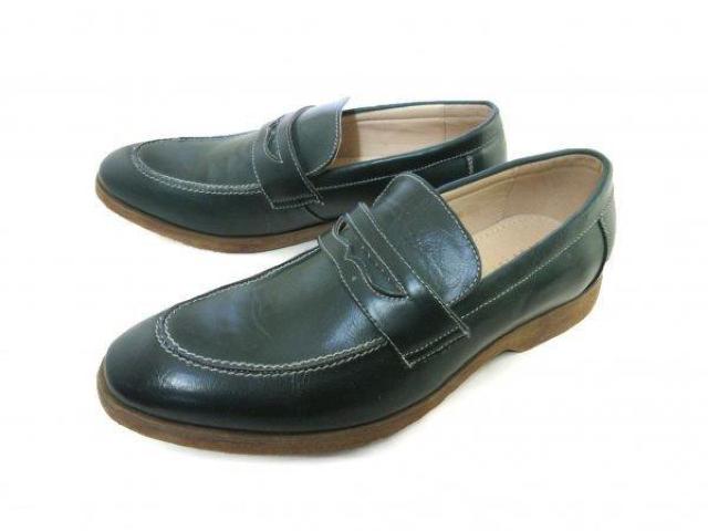 1円~C571新品Dedes木目調ソール/コインローファー26aGREEN♂ < 男性ファッション 1円~C571新品Dedes木目調ソール/コインローファー26aGREEN♂ < 男性ファッションの