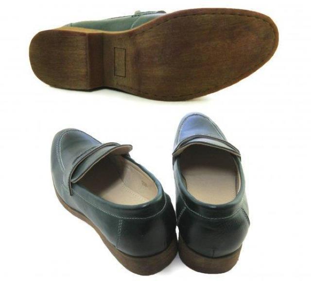 1円~C571新品Dedes木目調ソール/コインローファー26aGREEN♂ < 男性ファッション 1円~C571新品Dedes木目調ソール/コインローファー26aGREEN♂ < 男性ファッションの