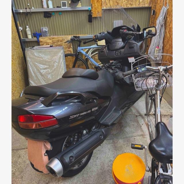 SUZUKI スカイウェイブ 650 CP51A マットフィブロイングレー! 。 < 自動車/バイク SUZUKI スカイウェイブ 650 CP51A マットフィブロイングレー! 。 < 自動車/バイク