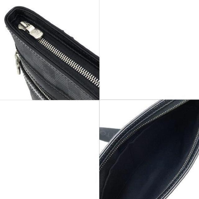 ◆ 本物 程度良 ◆ LV ルイヴィトン トマス ダミエグラフィット ショルダーバッグ 斜めがけ ダミエ 黒 人気 N58028 < ブランド ◆ 本物 程度良 ◆ LV ルイヴィトン トマス ダミエグラフィット ショルダーバッグ 斜めがけ ダミエ 黒 人気 N58028 < ブランドの