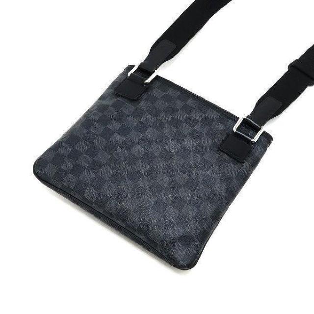 ◆ 本物 程度良 ◆ LV ルイヴィトン トマス ダミエグラフィット ショルダーバッグ 斜めがけ ダミエ 黒 人気 N58028 < ブランド ◆ 本物 程度良 ◆ LV ルイヴィトン トマス ダミエグラフィット ショルダーバッグ 斜めがけ ダミエ 黒 人気 N58028 < ブランドの