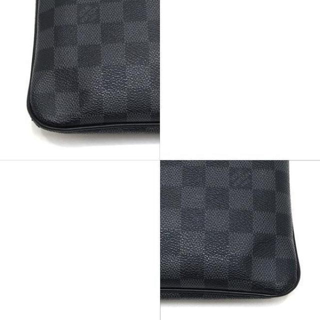 ◆ 本物 程度良 ◆ LV ルイヴィトン トマス ダミエグラフィット ショルダーバッグ 斜めがけ ダミエ 黒 人気 N58028 < ブランド ◆ 本物 程度良 ◆ LV ルイヴィトン トマス ダミエグラフィット ショルダーバッグ 斜めがけ ダミエ 黒 人気 N58028 < ブランドの