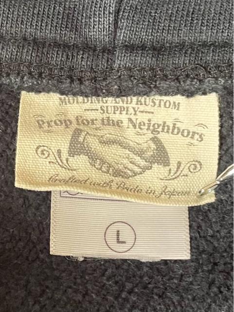 PROP FOR THE NEIGHBORS リバースウィーブ プルオーバーパーカー ブラック Lサイズ 裏起毛 ヘビーウェイト < 男性ファッション PROP FOR THE NEIGHBORS リバースウィーブ プルオーバーパーカー ブラック Lサイズ 裏起毛 ヘビーウェイト < 男性ファッションの