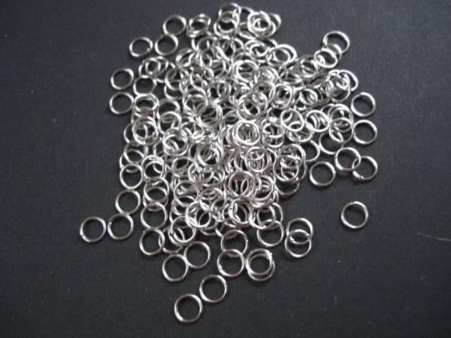 1セット40個入り・丸カン ロジューム6mm シルバー ハンドメイド クラフト 素材 ピアス イヤリング キーホルダー ストラップ < 家電/AV  1セット40個入り・丸カン ロジューム6mm シルバー ハンドメイド クラフト 素材 ピアス イヤリング キーホルダー ストラップ  < 家電/AVの