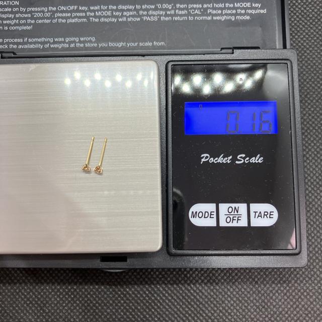 即決 K18 0.05 ダイヤモンド ゴールド ピアス < 女性アクセサリー/時計  即決 K18 0.05 ダイヤモンド ゴールド ピアス < 女性アクセサリー/時計の