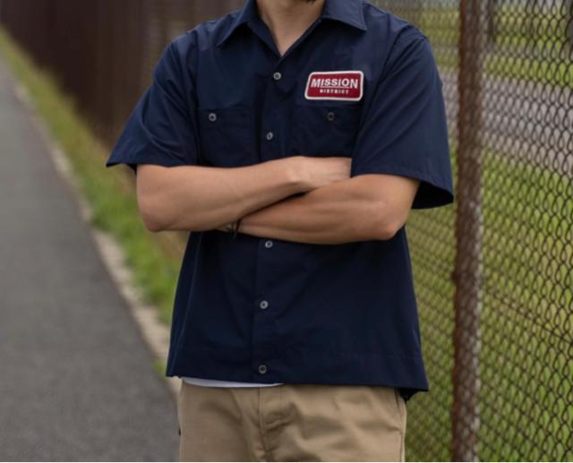 YouTuberylCeBuWpzʒ MT-415 ORIGINAL WORK SHIRT(NAVY)  jt@bV 