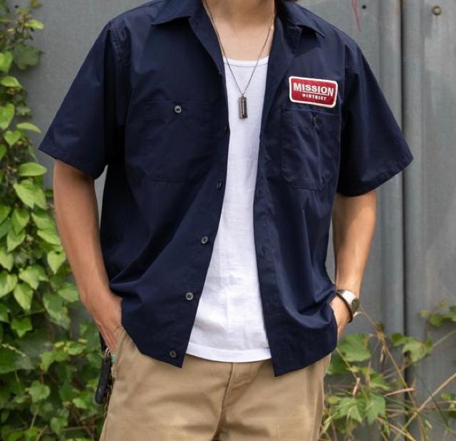 YouTuberylCeBuWpzʒ MT-415 ORIGINAL WORK SHIRT(NAVY)  jt@bV 