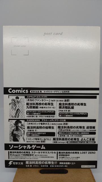 񔄕i@ȍZ̗򓙐17@|XgJ[h@΁@Γc  Aj/R~bN/LN^[ 