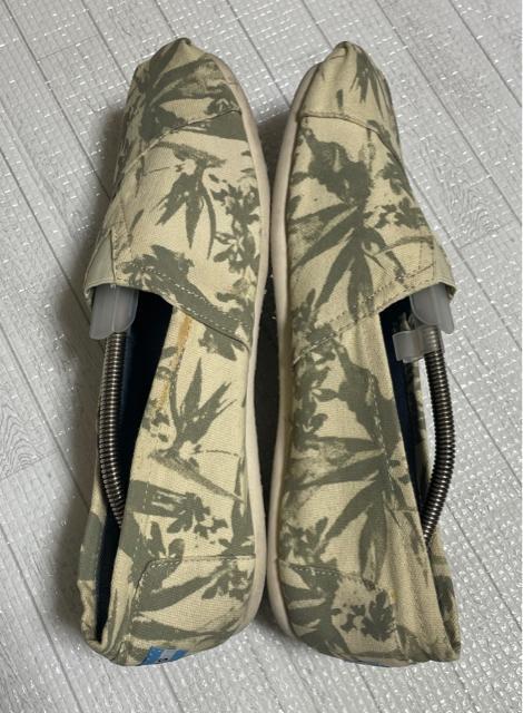 TOMS トムス エスパドリーユ パームツリー柄 アイボリー/カーキ スリッポン メンズ US11 29cm ムラサキスポーツ < 男性ファッション TOMS トムス エスパドリーユ パームツリー柄 アイボリー/カーキ スリッポン メンズ US11 29cm ムラサキスポーツ < 男性ファッションの