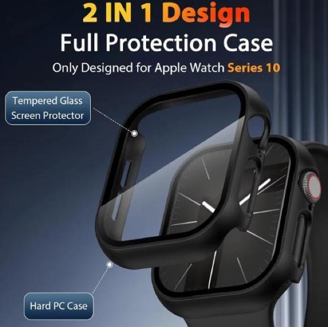 AppleWatch P[X AbvEHb` 10 NA Jo[ KX 46mm ی P[X applewatch10