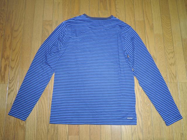 F.C.Real Bristol エフシーレアルブリストル ボーダーロンTシャツ M 青黒 ポケットTee カットソー FCRB < ブランド F.C.Real Bristol エフシーレアルブリストル ボーダーロンTシャツ M 青黒 ポケットTee カットソー FCRB < ブランドの