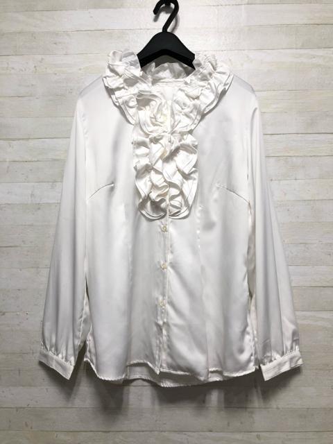 新品☆LLトールサイズ♪フリル衿ブラウス&黒ワイドパンツ♪フォーマルQ294 < 女性ファッション  新品☆LLトールサイズ♪フリル衿ブラウス&黒ワイドパンツ♪フォーマルQ294 < 女性ファッションの