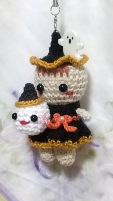 ハロウィン女の子編みぐるみストラップ < ペット/手芸/園芸  ハロウィン女の子編みぐるみストラップ < ペット/手芸/園芸の