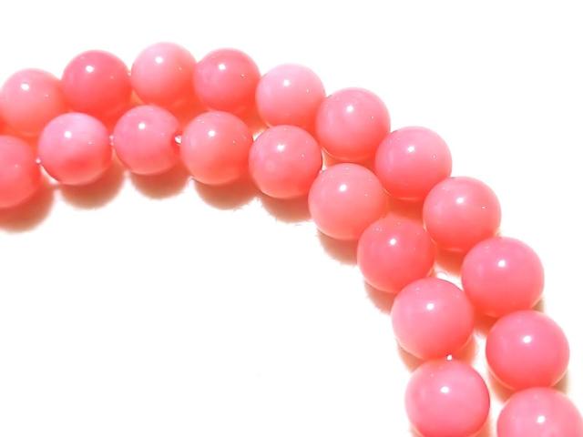 天然石★ピンク珊瑚 ラウンド4mm 半連 < 女性アクセサリー/時計  天然石★ピンク珊瑚 ラウンド4mm 半連 < 女性アクセサリー/時計の