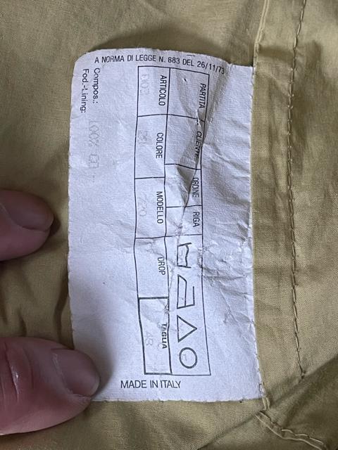 70's BLAZER ヴィンテージ ジャケット マスタード色系 サイズ48(XL) MADE IN ITALY製 73年製 < 男性ファッション 70's BLAZER ヴィンテージ ジャケット マスタード色系 サイズ48(XL) MADE IN ITALY製 73年製 < 男性ファッションの