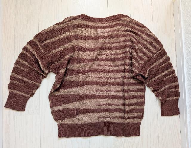 M★Vingtrois★やぶれ柄ニットプルオーバー★麻綿サマーセーター★新品 < 女性ファッション M★Vingtrois★やぶれ柄ニットプルオーバー★麻綿サマーセーター★新品 < 女性ファッションの