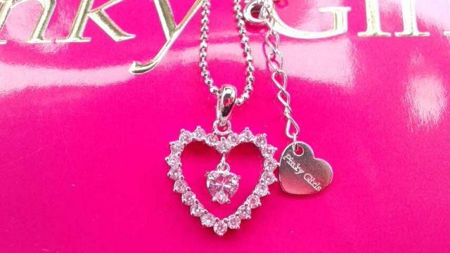 新品*PinkyGirls*ピンキーガールズ*ネックレス*ピンク*ハート*CZ*ピンガル*ゆらゆら < ブランド  新品*PinkyGirls*ピンキーガールズ*ネックレス*ピンク*ハート*CZ*ピンガル*ゆらゆら < ブランドの