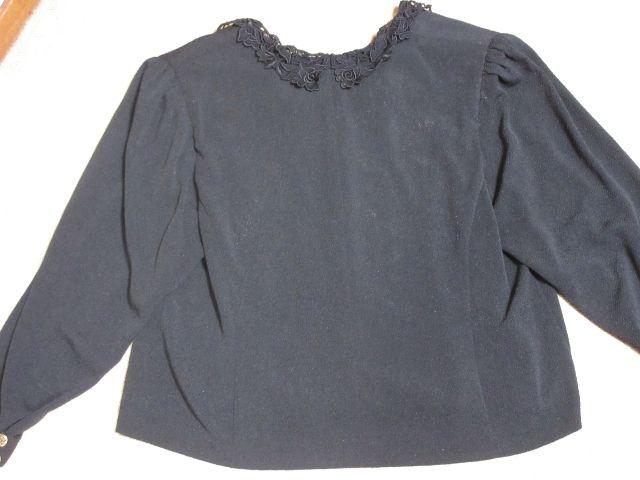 フラワーモチーフ*ボレロ長袖ジャケット(ブラック) < 女性ファッション  フラワーモチーフ*ボレロ長袖ジャケット(ブラック) < 女性ファッションの