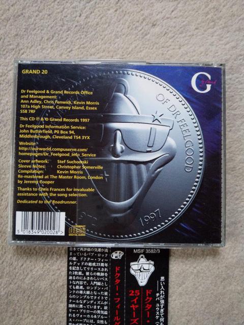 Dr Feelgood ドクターフィールグッド 25イヤーズ 国内正規セル盤 2CD ベスト パブロック 送料=180円 < CD/DVD/ビデオ  Dr Feelgood ドクターフィールグッド 25イヤーズ 国内正規セル盤 2CD ベスト パブロック 送料=180円 < CD/DVD/ビデオの