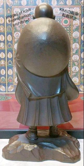 仏像 空海 弘法大師 磐根作 高さ17cm 金属製 御開創大師 仏教美術 < インテリア/ライフ  仏像 空海 弘法大師 磐根作 高さ17cm 金属製 御開創大師 仏教美術 < インテリア/ライフの