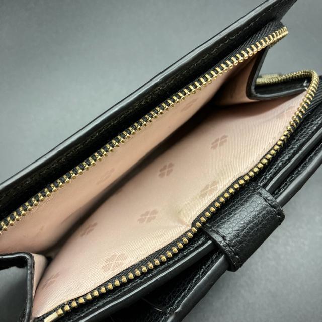 即決 kate spade NEW YORK ケイトスペード 二つ折り財布 ブラック < ブランド  即決 kate spade NEW YORK ケイトスペード 二つ折り財布 ブラック < ブランドの