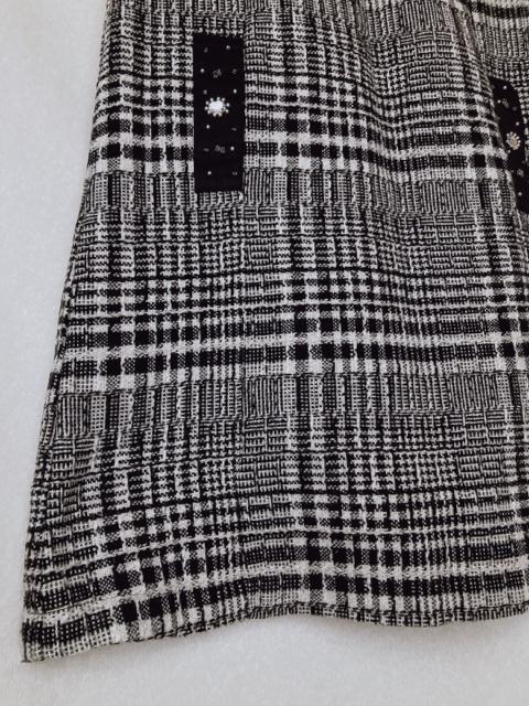 tocoo ツイード ビジュー クリスタル付き ノースリ ワンピース M N2m < 女性ファッション  tocoo ツイード ビジュー クリスタル付き ノースリ ワンピース M N2m < 女性ファッションの