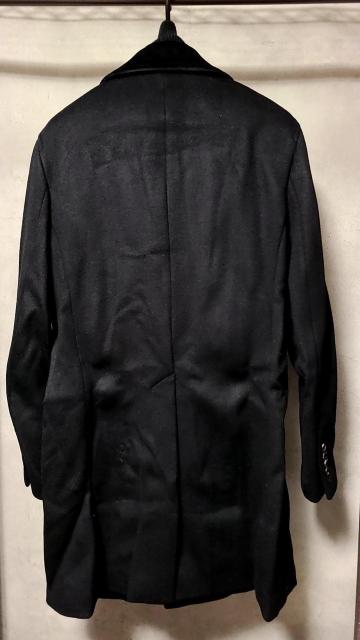 AKMエーケーエム カシミヤ混フロントレイヤードチェスターコート S 極美品 < ブランド  AKMエーケーエム カシミヤ混フロントレイヤードチェスターコート S 極美品 < ブランドの