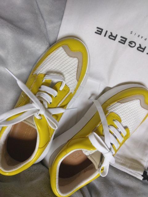 新品クレジュリーCLERGERIE素敵革スニーカー6万円位 < 女性ファッション  新品クレジュリーCLERGERIE素敵革スニーカー6万円位  < 女性ファッションの