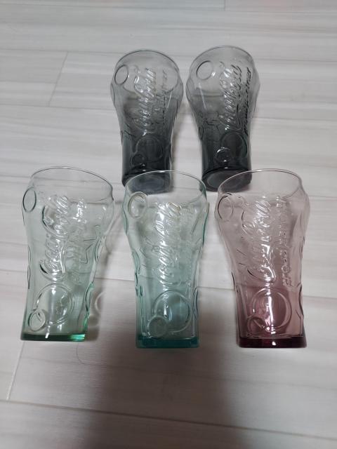 コカ・コーラ☆グラス5個セット < インテリア/ライフ  コカ・コーラ☆グラス5個セット  < インテリア/ライフの