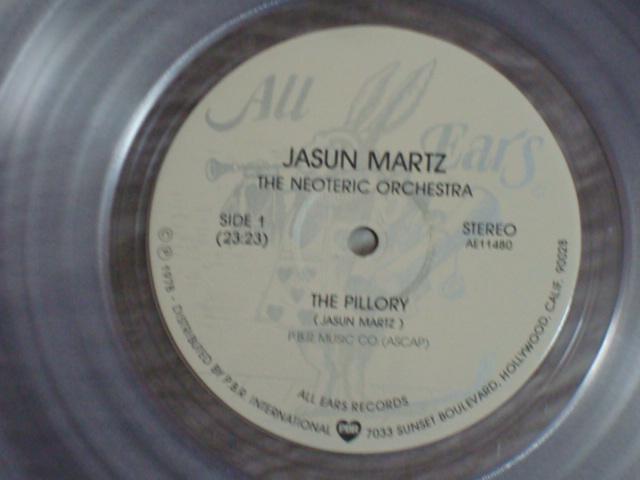 The Pillory / JASUN MARTZ US盤LP カラー・ヴィニール < CD/DVD/ビデオ  The Pillory / JASUN MARTZ US盤LP カラー・ヴィニール < CD/DVD/ビデオの