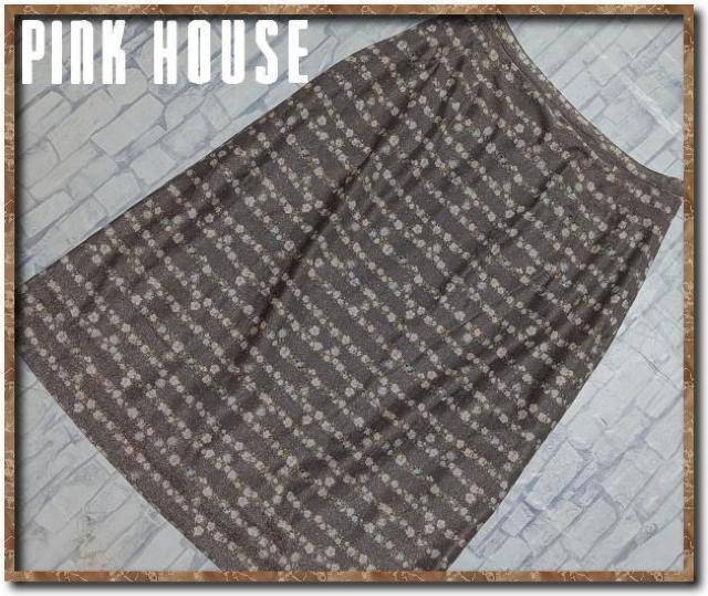 ピンクハウス 花柄スカート 茶 < ブランド ピンクハウス 花柄スカート 茶 < ブランドの