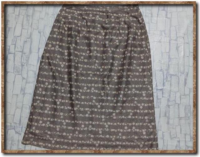 ピンクハウス 花柄スカート 茶 < ブランド ピンクハウス 花柄スカート 茶 < ブランドの