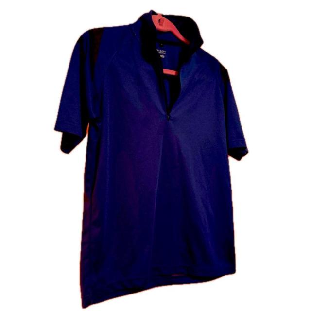 DRY&UVcutのポロシャツ ブルー(M) !。 < 男性ファッション  DRY&UVcutのポロシャツ ブルー(M) !。 < 男性ファッションの