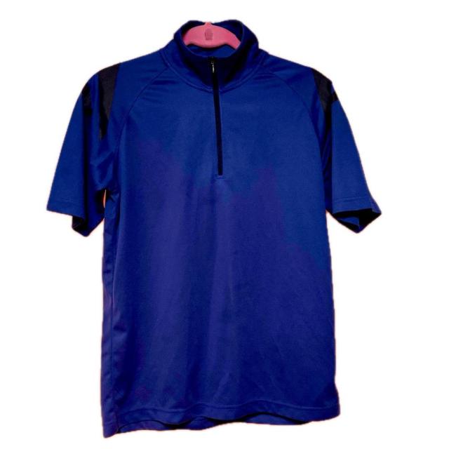 DRY&UVcutのポロシャツ ブルー(M) !。 < 男性ファッション  DRY&UVcutのポロシャツ ブルー(M) !。 < 男性ファッションの