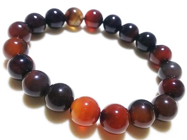 天然石★MIX瑪瑙 10mm ブレス < 女性アクセサリー/時計  天然石★MIX瑪瑙 10mm ブレス  < 女性アクセサリー/時計の