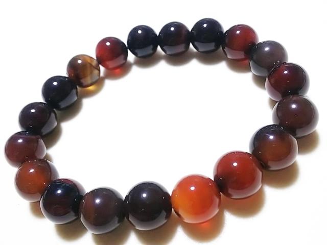 天然石★MIX瑪瑙 10mm ブレス < 女性アクセサリー/時計  天然石★MIX瑪瑙 10mm ブレス < 女性アクセサリー/時計の
