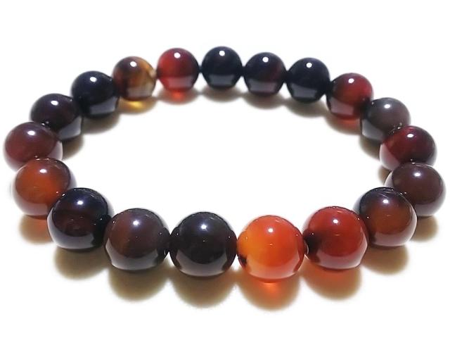 天然石★MIX瑪瑙 10mm ブレス < 女性アクセサリー/時計  天然石★MIX瑪瑙 10mm ブレス < 女性アクセサリー/時計の