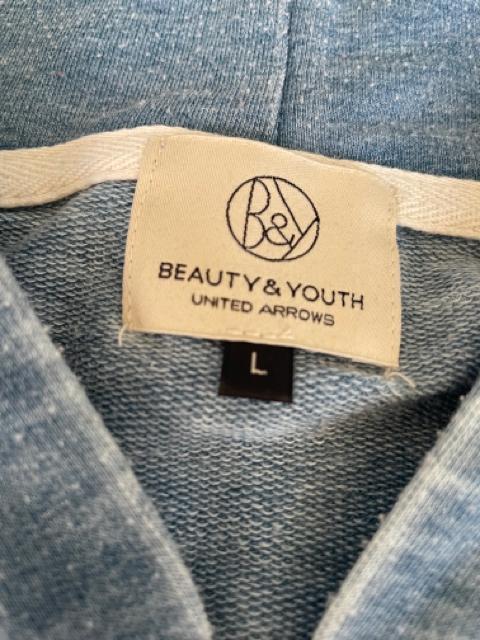 BEAUTY&YOUTH ビューティー&ユース UNITED ARROWS ユナイテッドアローズ ジップ フーディー Lサイズ < ブランド BEAUTY&YOUTH ビューティー&ユース UNITED ARROWS ユナイテッドアローズ ジップ フーディー Lサイズ < ブランドの