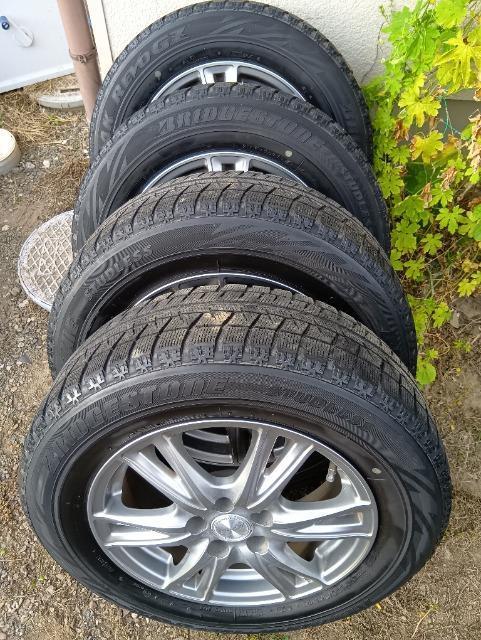 激安売り切り信頼のブリジストン&アルミホイル4本セット < 自動車/バイク 激安売り切り信頼のブリジストン&アルミホイル4本セット < 自動車/バイク