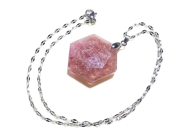 天然石★ピンクエピドート 六芒星(ダビデの星)ペンダント < 女性アクセサリー/時計 天然石★ピンクエピドート 六芒星(ダビデの星)ペンダント < 女性アクセサリー/時計の