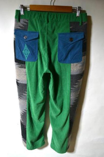 新品 チャイハネ ネティロパンツ 9分丈 グリーン フリーサイズ メンズ ボトムス 秋冬 オルテガ柄 コーデュロイ 刺繍 未使用 < ブランド 新品 チャイハネ ネティロパンツ 9分丈 グリーン フリーサイズ メンズ ボトムス 秋冬 オルテガ柄 コーデュロイ 刺繍 未使用 < ブランドの